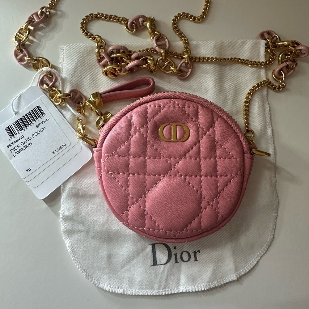 Authentic Christian Dior Caro Pouch